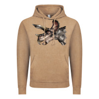 Vintage Coffee Triceratops Horridus Face Vintage Hoodie - LillyAllenDesigns