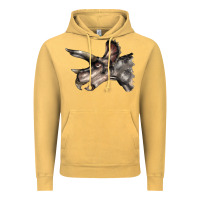 Vintage Mustard Triceratops Horridus Face Vintage Hoodie - LillyAllenDesigns