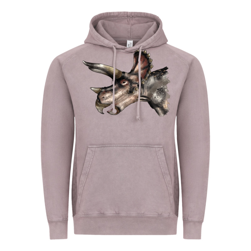 Triceratops Horridus Face Vintage Hoodie by LillyAllenDesigns | Teevron