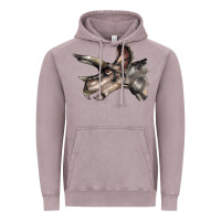 Vintage Zinc Triceratops Horridus Face Vintage Hoodie - LillyAllenDesigns