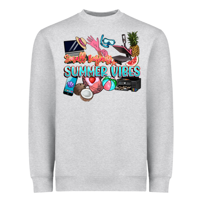 Small Businesses Summer Vibe Heavyweight Sweatshirt by NancyCooperArtShop | Teevron