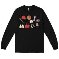Black baseball mom Long Sleeve Tee - MaliasSmallBusiness