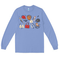 Colony Blue baseball mom Long Sleeve Tee - MaliasSmallBusiness