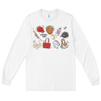 White baseball mom Long Sleeve Tee - MaliasSmallBusiness