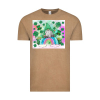 Vintage Coffee st patrick's gnome Vintage Tee - MaliasSmallBusiness