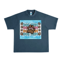 Midnight Navy dog mom Urban Heavy Tee - MaliasSmallBusiness
