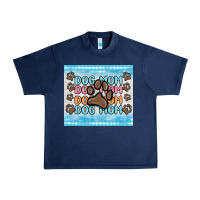 Navy dog mom Urban Heavy Tee - MaliasSmallBusiness