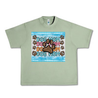 Oil Green dog mom Urban Heavy Tee - MaliasSmallBusiness