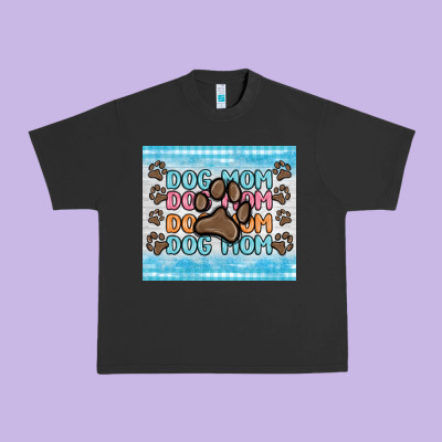 Dog Mom Urban Heavy Tee Designed By Maliassmallbusiness