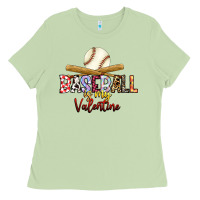 Matcha baseball is my valentine Ladies Tee - RacoonDesign
