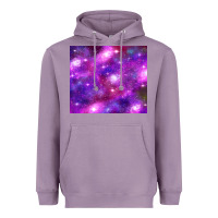 Lavender colorful abstract galaxy black and purple Heavyweight Hoodie - TumblerDesignByShophia