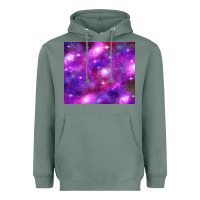 Sage colorful abstract galaxy black and purple Heavyweight Hoodie - TumblerDesignByShophia