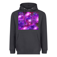 Smoke colorful abstract galaxy black and purple Heavyweight Hoodie - TumblerDesignByShophia