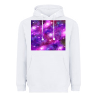 White colorful abstract galaxy black and purple Heavyweight Hoodie - TumblerDesignByShophia