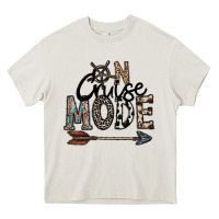 Cream on cruise mode Heavy Core Tee - CowhideDigitalArt