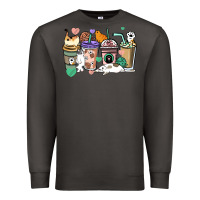 Smoke Cat coffee cups Premium Sweatshirt - HowdyJamesFarm