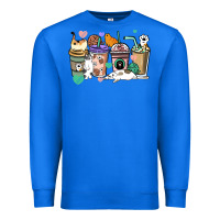 True Royal Cat coffee cups Premium Sweatshirt - HowdyJamesFarm