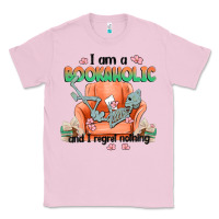 Bubblegum Pink bookaholic Classic Tee - MaliasSmallBusiness