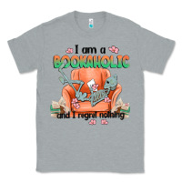 Heather Grey bookaholic Classic Tee - MaliasSmallBusiness