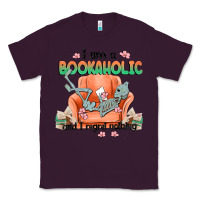 Plum bookaholic Classic Tee - MaliasSmallBusiness