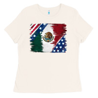 Bone Mexican With American Flag Ladies Tee - RanaPortraitStore