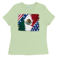 Matcha Mexican With American Flag Ladies Tee - RanaPortraitStore