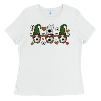 White soccer gnome Ladies Tee - HRA Design Shop