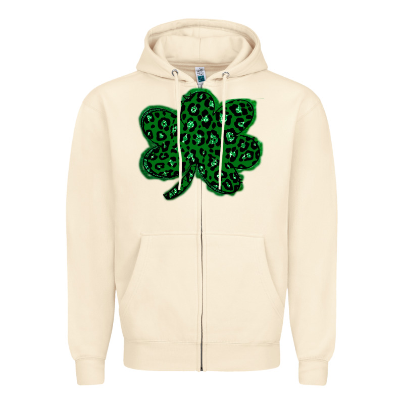 Shamrock St Patrick Zipper Hoodie by Bettercallsaul | Teevron