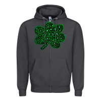 Smoke shamrock st patrick Zipper Hoodie - Bettercallsaul