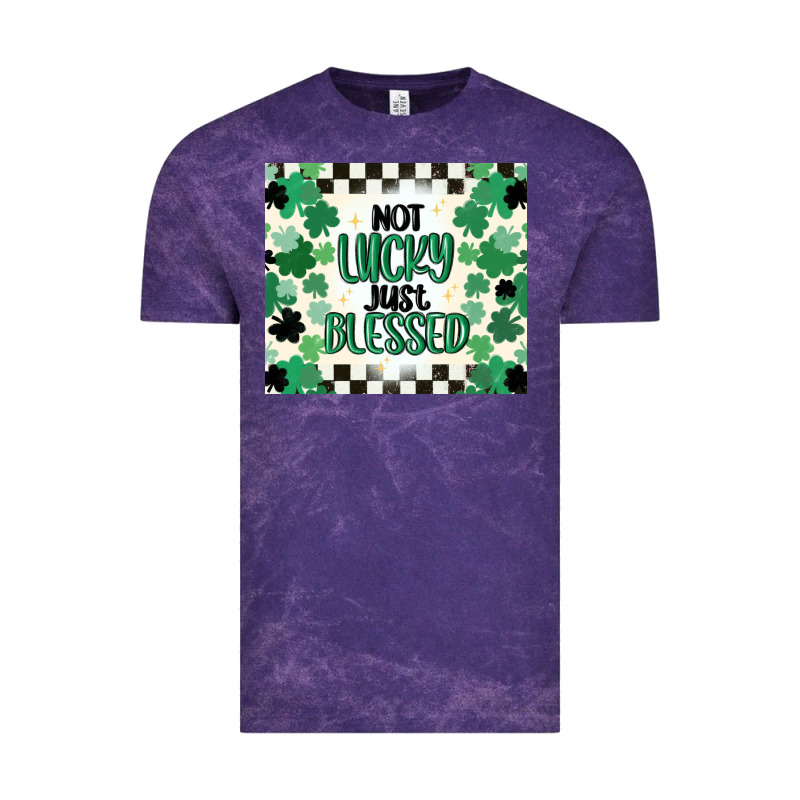 Not Lucky Just Blessed Vintage Tee by MaliasSmallBusiness | Teevron