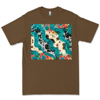 Cacao turquoise glitter cowhide Premium Tee - JahusDesignShop
