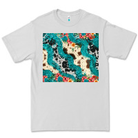 Dove Grey turquoise glitter cowhide Premium Tee - JahusDesignShop
