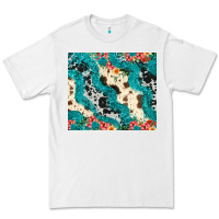 White turquoise glitter cowhide Premium Tee - JahusDesignShop