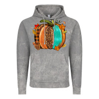 Cloud Rock Fall leopard pumpkin Vintage Hoodie - NancyCooperArtShop