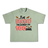 Oil Green i have bugged my teacher for 100 days Urban Heavy Tee - MaliasSmallBusiness