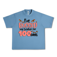 Pebble Blue i have bugged my teacher for 100 days Urban Heavy Tee - MaliasSmallBusiness