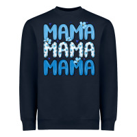 Navy valentines day mama Heavyweight Sweatshirt - MaliasSmallBusiness
