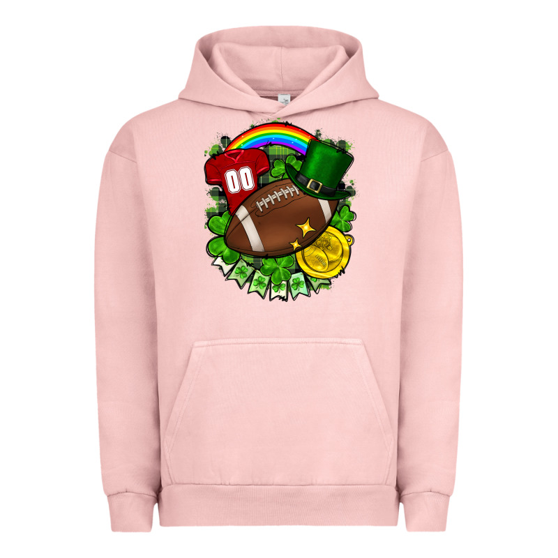St. Patrick's Day American Football Urban Hoodie by FaDigitalArtStudio | Teevron