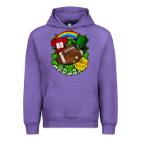 Tulip St. Patrick's Day American Football Urban Hoodie - FaDigitalArtStudio