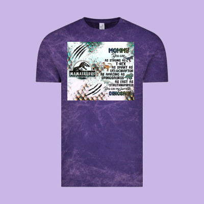 Don't Mess With Mamasaurus Vintage Tee Designed By Jahusdesignshop