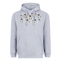 Heather Grey cute penguin Heavyweight Hoodie - TumblerDesignByShophia