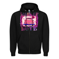 Black Loads Of Love Zipper Hoodie - Bettercallsaul