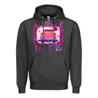 Charcoal Heather Loads Of Love Zipper Hoodie - Bettercallsaul