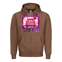 Chestnut Loads Of Love Zipper Hoodie - Bettercallsaul
