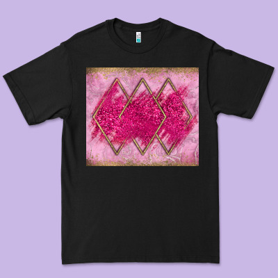 Pink Glitter Premium Tee Designed By Jahusdesignshop