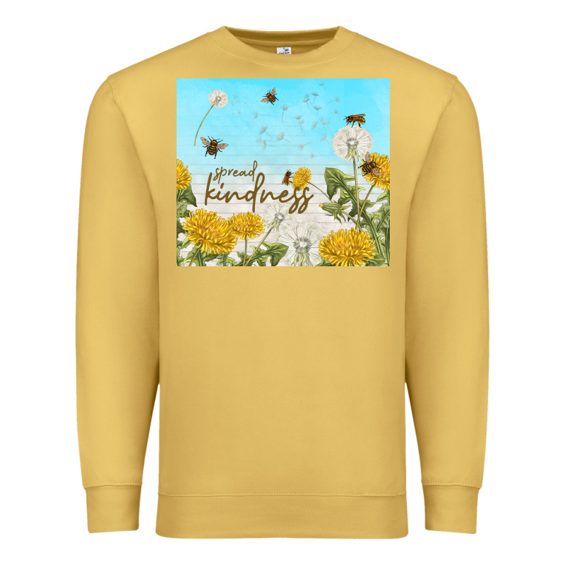 Spread Kindness With Dandelions Premium Sweatshirt by TumblerDesignByShophia | Teevron