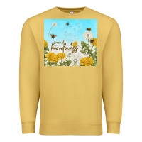 Antique Gold spread kindness with dandelions Premium Sweatshirt - TumblerDesignByShophia