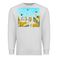 Dove Grey spread kindness with dandelions Premium Sweatshirt - TumblerDesignByShophia