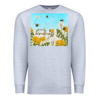 Heather Grey spread kindness with dandelions Premium Sweatshirt - TumblerDesignByShophia