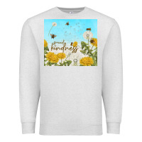 Oatmeal Heather spread kindness with dandelions Premium Sweatshirt - TumblerDesignByShophia